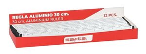 REGLA ALUMINIO 30CM SAFTA