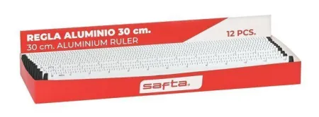 Regla Aluminio 30Cm Safta