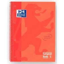 BLOC OXFORD A4 5X5 TOUCH 80H 90GR NARANJA