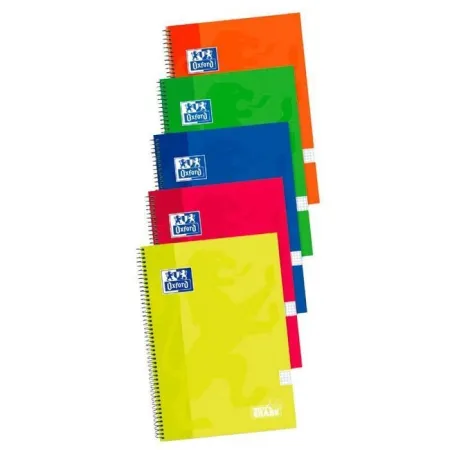 Bloc Oxford A4 4X4 T. extradura 80H 90Gr Colores