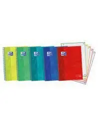 Bloc Oxford A4 5X5 Touch 120H 90Gr Azul European Book 5