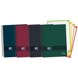 BLOC OXFORD A5 5X5 COLORES T.EXTRADURA 120H 90GR