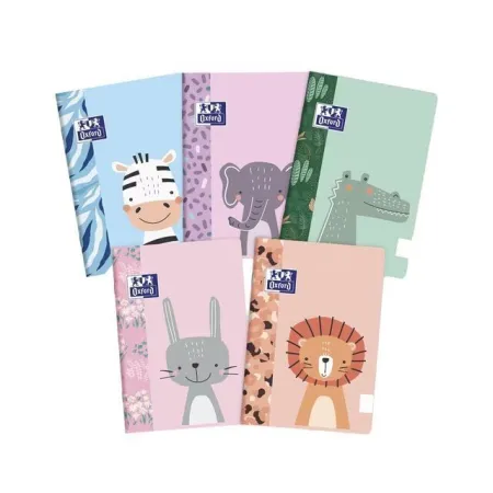 Libreta Oxford A5 Animals 32H 90Gr Listo Surtido