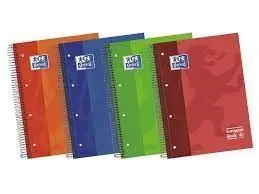 Bloc Oxford A5+ 5X5 T. extradura 120H 90Gr Colores
