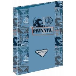 CARPETA 4 ANILLAS 35 MM PRIVATA NAVY