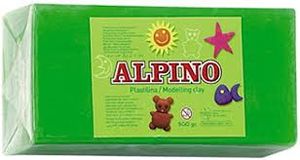 PLASTILINA ALPINO 500 GR VERDE