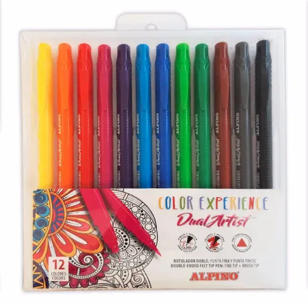 Rotulador Dual Artist Color Experience 12 Colores Surtidos