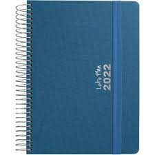 AGENDA 22 D/P 15X21 FANCY AZUL