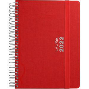 AGENDA 22 D/P 15X21 FANCY ROJO