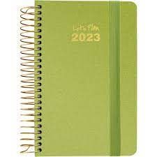 AGENDA 23 D/P 15X21 METALIC VERDE
