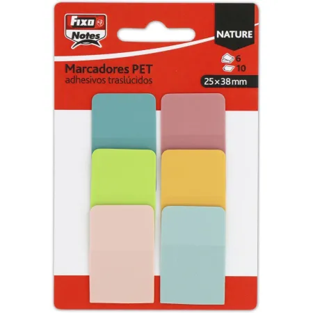 Marcadores Adhesivos Translucidos 25X38 6 Colores