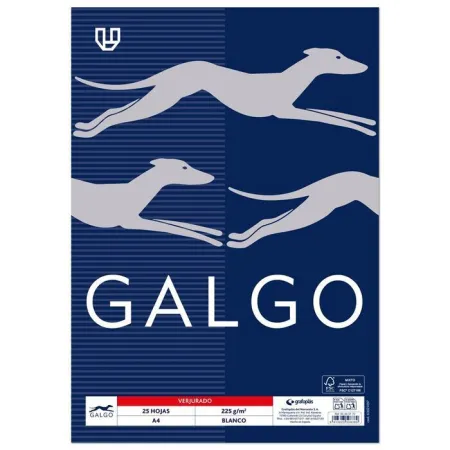 Papel Galgo A4 Verjurado Crema 100Gr. 100H.