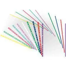 Funda Fº Grafoplas Multitaladro Cristal Indicador Colores Pastel 25Ud