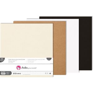 CARTON NEGRO 30X30CM 1,5 CM