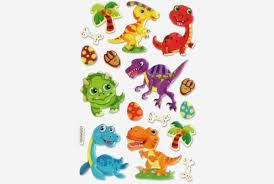 PEGATINA CON RELIEVE MATE DINOSAURIO