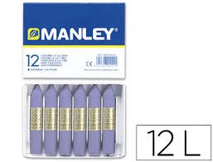 LAPIZ CERA MANLEY VIOLETA 12UD