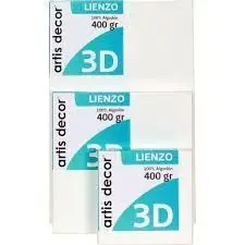 Lienzo Artis 3D 20X20 Tela 400Gr