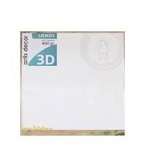 LIENZO ARTIS 3D 40X40 TELA 400GRS.