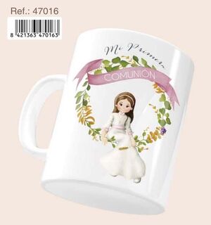 TAZA COMUNION NIÑA