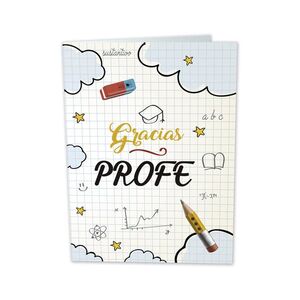 POSTAL GRACIAS PROFE