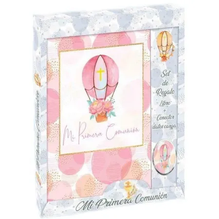 Libro Comunion Niña Globo+Multicargador