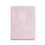 LIBRETA BRILLANTE ROSA LISO 190H 100GR APLI