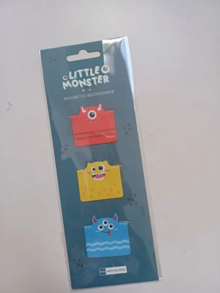 Set Marcapaginas Magnetico Little Monsters