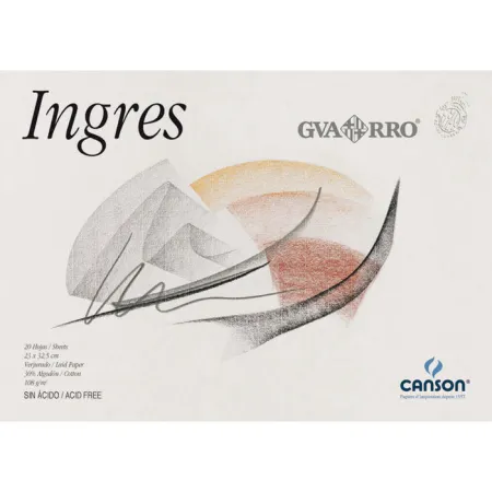 Bloc Ingres 32,5X46 20H 108Gr Encolado Canson