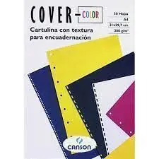 Cubierta Cartulina A4 Cover Azul 50Ud