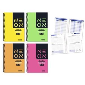 AGENDA ESCOLAR NEON 8º 2 D/P CAS 22/23 T PP