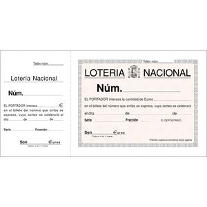 TALONARIO T-15 LOTERIA 25H