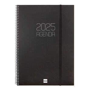 AGENDA ANUAL 2025 OPAQUE E40 SV NEGRO FOLIO