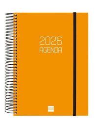 AGENDA 2026 A5 D/P FINOCAM OPAQUE NARANJA+