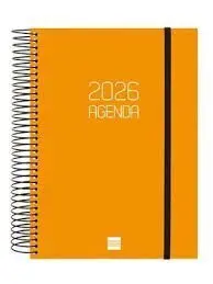 Agenda 2026 A5 D/P Finocam Opaque Naranja+