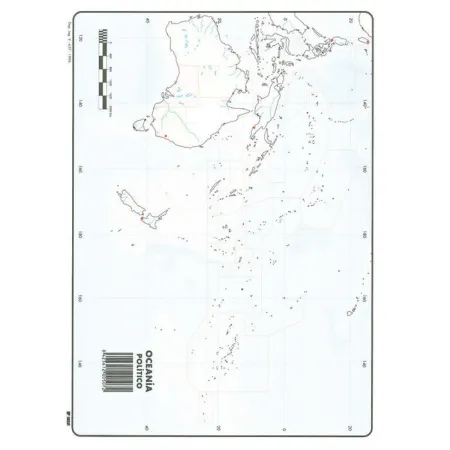 Mapa Mudo Oceania Politico ud