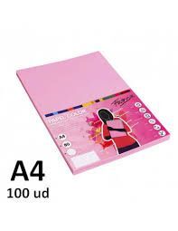 PAPEL A4 FABRISA 80GR 100H ROSA PASTEL