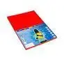 Papel Fabrisa A4 80Gr 100H Rojo