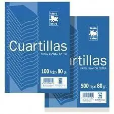Papel 4º 80Grs 100H Lis0 155X215 Zorrilla