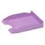 Bandeja Correspondencia Plastico Violeta Pastel