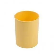 Cubilete Plastico Pastel Amarillo