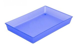 BANDEJA MULTIUSO AZUL TRANSLUCIDA