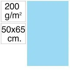 Cartulina Campus 50X65 180Gr Azul Cielo
