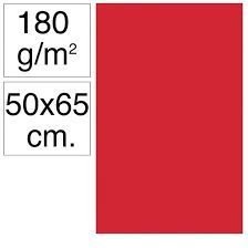 CARTULINA CAMPUS 50X65 180GR ROJO