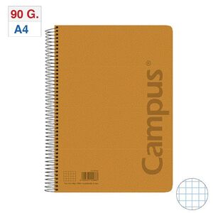 BLOC CAMPUS A4 4X4 T.PP 80H 90GR NARANJA