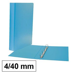 CARPETA CARTON PLUS Fº 4A/40 AZUL CLARO