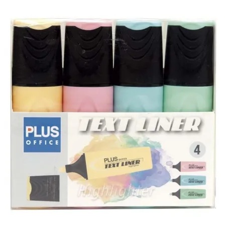 Rotulador Fluorescente Text Liner 4 Colores Pastel