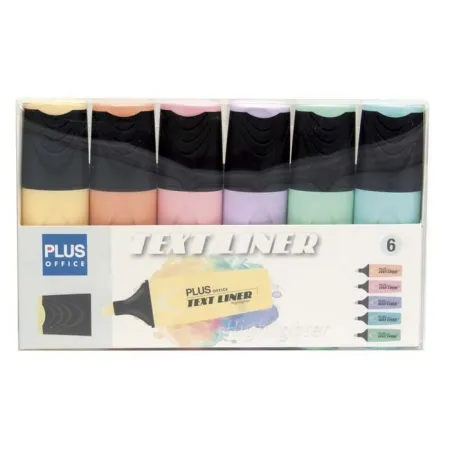 Rotulador Fluorescente Text Liner 6 Colores Pastel
