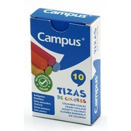 TIZAS CAMPUS COLORES CAJA 10U