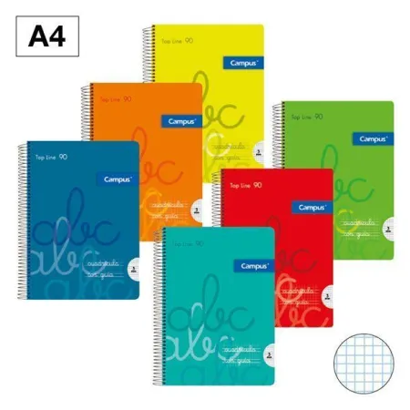 Bloc Campus A4 2. 5 Cuadrovia T. pp 80H 90Gr Colores