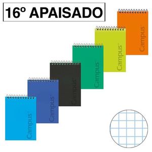 BLOC CAMPUS 16º 4X4 T.PP 80H 60GR APAISADO COLORES